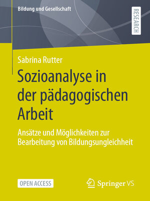 cover image of Sozioanalyse in der pädagogischen Arbeit